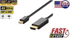 Mini Display Port DP Thunderbolt to HDMI Cable Adapter HD 4K for MacBook Surface