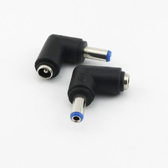 10x DC Power 5.5x 2.5mm Female To 5.5 x 2.1mm Male Right Angle Adapter Connector