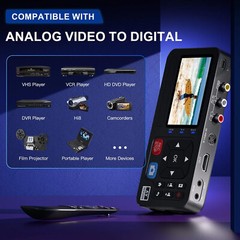 VHS to Digital Converter Video to Digital Recorder with Remote RCA to HDMI NewCe