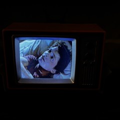 Tiny TV Back To The Future Mini TV with Remote Working