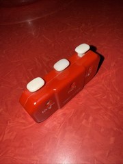 VINTAGE RED 1960’S HANDY ADDER SUPERMARKET CALCULATOR CHANGE COUNTER HONG KONG