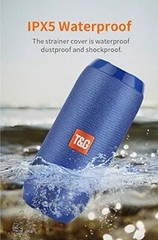 T&G TG117 Bluetooth Wireless Waterproof Portable USB/TF/FM Radio Speaker Red/Blu