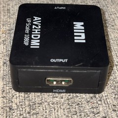 MINI AV to HDMI Converter HDMI2AV UP SCALER 1080P