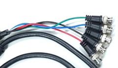 6FT 10FT VGA DB15 RGB HV SVGA Male to 5 BNC Male CRT Monitor FPGA MiSTer Cable