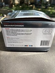 International DS-100 Step Up/Down Converter 110/220V 2 Outlets
