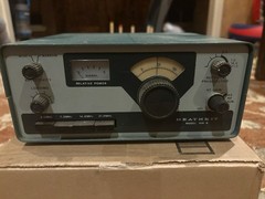 Heathkit HW-8 Ham Radio Transceiver HF Mono Band 3.5-21MHz 13V DC Green Vintage