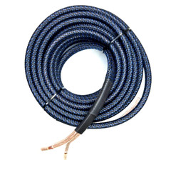 Blue/Black Snakeskin Sleeve 14 Gauge 50 FT Copper Marine Car Audio Speaker Wire