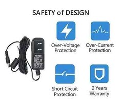 AC 100-240V to DC 12V 1A 12W Power Supply Adapter Barrel Plug 5.5mm x 2.1mm UL