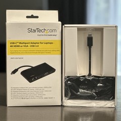 StarTech USB-C Multiport Adapter for Laptops 4K HDMI or VGA USB 3.0 DKT30CHV New