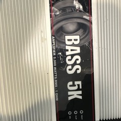 Taramps BASS 5K Mono Car Audio Amplifier 5000W RMS 1 Ohm MPN BASS 5K