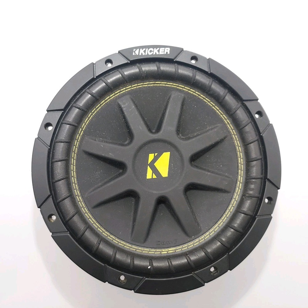 KICKER Comp C10 10C104 10in Single Voice Coil 4 Ohm Car Subwoofer