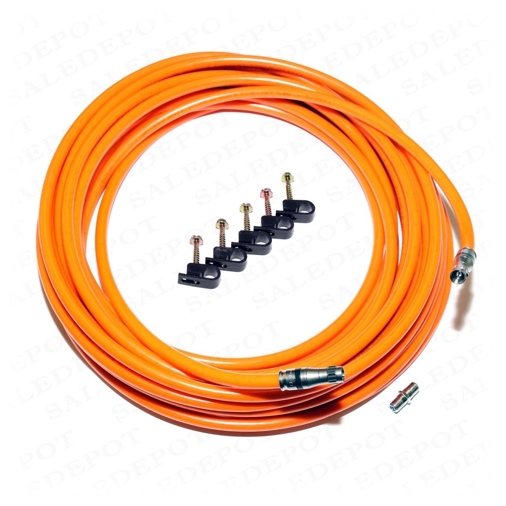 200 FT RG11 COAX CABLE DROP Underground INDOOR/OUTDOOR Direct Burial w GEL 200′