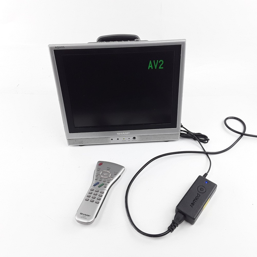 Sharp LC-13S1U-S Aquos Liquid Crystal TV LCD Color with Remote & Power Adapter