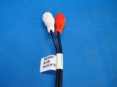 UNIVERSAL 20-PIN AUX AUDIO VIDEO INPUT OUTPUT RCA PLUG AV cut to fit