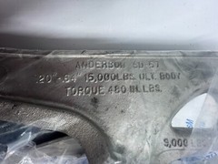 Anderson SD-57 20″-64″ 15,000 LBS ULT. BODY TORQUE 480, ALUMINUM