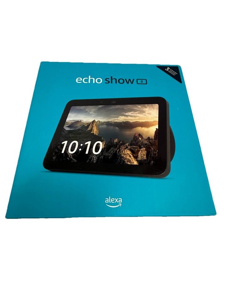 NEW SEALED Amazon Echo Show 8 – Latest 3rd Gen Smart Display Alexa Charcoal
