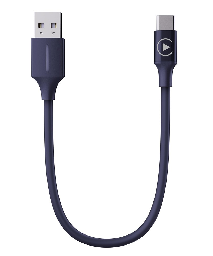 Rsizbahr USB-A to C Bypass Bluetooth Headset CarPlay Cable for 1.64 ft, Black