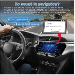 Voice Spoken Turn-by-Turn GPS Navigation System