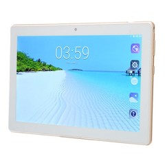 .›(Gold)8 Inch Tablet 6GB RAM 128GB ROM Dual SIM 4G LTE FHD Screen Dual