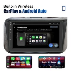 4G+64G Android 13.0 CarPlay Car Stereo Radio 10.1″ Double 2 Din GPS Navi +Camera