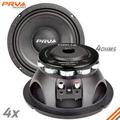 4x PRV Audio 6MR500-NDY-4 Midrange Neodymium 6.5″ Speakers 4 Ohm 6 PRO Neo 2000W