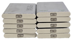 SANYO PRISMATIC lithium ion RECHARGEABLE BATTERY 3.7V 1150MAH(Lot of 10)