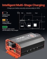 VEVOR 12V 60A DC to DC Charger Battery Charger 750W for Lead-Acid and Lithium