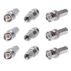 250ft/500/1000FT RG59 Siamese Cable 18/2 20AWG CCTV Connector Pigtail White Kit