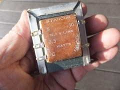 Vtg New Old Stock Stancor A-8076 Voice Coil, 4, 8, 16 ohms, 70.7 V Line, 2.5-20W