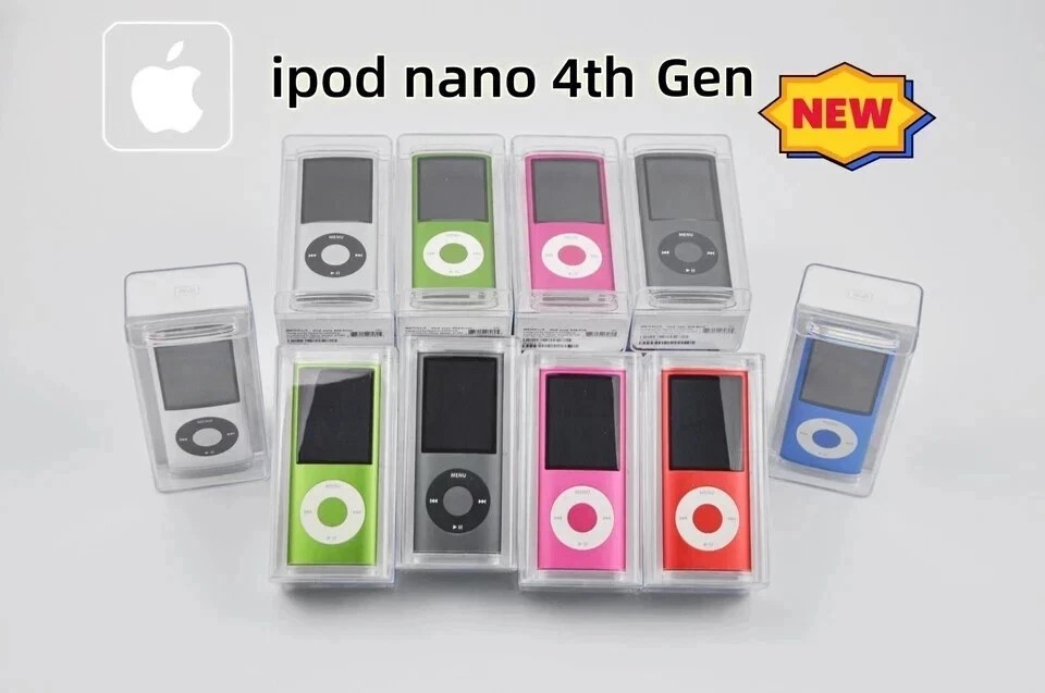 New Sealed Apple iPod Nano 4th 5th Generation 4GB 8GB 16GB All Colors MP3 Player