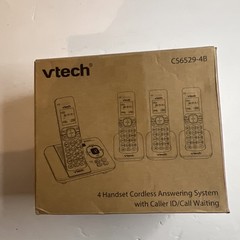 VTech CS6529-4B 4-Handset DECT 6.0 Cordless Phone with Answering System New Open