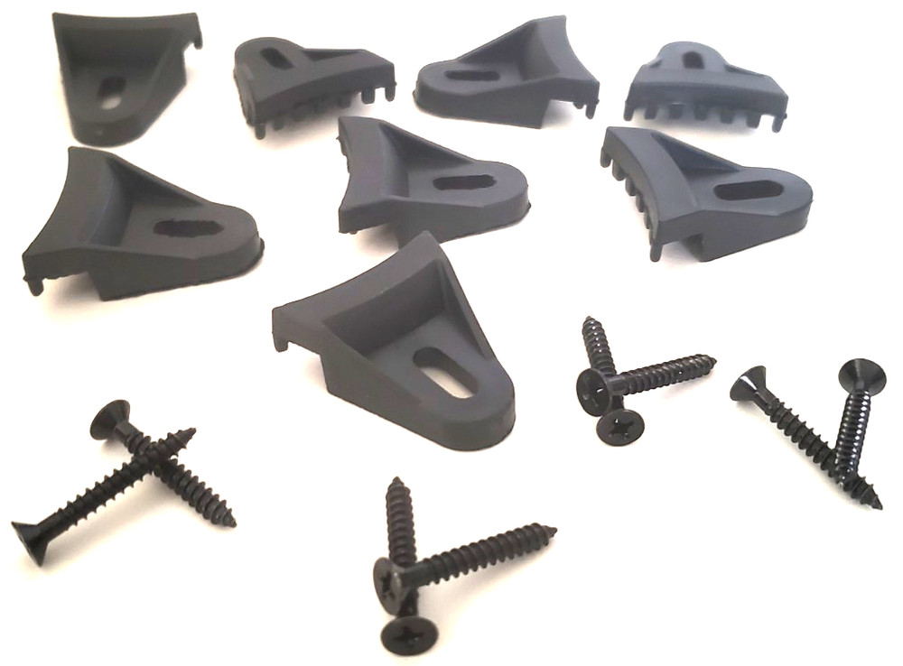 8pc Speaker Grill Clips & Screws Fits: 6″ 8″ 10″ 12″ 15″ 18″ Speakers & Woofers