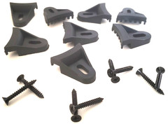 8pc Speaker Grill Clips & Screws Fits: 6″ 8″ 10″ 12″ 15″ 18″ Speakers & Woofers