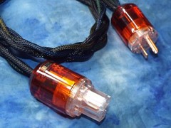 Maze Audio Ref3 Braided 4ft AC Power Cord 12 Gauge Audio Audiophile Black/Orange