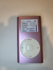 Apple iPod Mini Modded with New Battery + iFlash Upgrade 32GB, 64GB, 128GB
