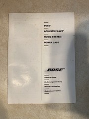 BOSE ACOUSTIC WAVE MUSIC SYSTEM CD-3000 AM FM CD, Battery Case, Remote, Works,