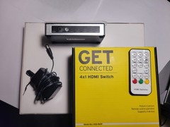 Elekcity 4×1 HDMI Switcher 4K x 2k (30Hz) 1080p (120Hz)