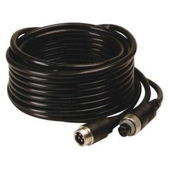 Advanced 15M 4Pin Extention Cable Waterproof for CCD Backup Camera Caravan Black