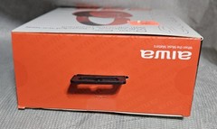 NIB* Aiwa AI5009 Over Ear Wireless Adj. Pad Headphones, Bluetooth, 10 hours-red