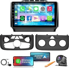 Android 13 Car Radio for Dodge 2013-2018 RAM 1500/2500/3500(Manual & Auto AC)