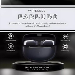 Ultra Open Earbuds True Wireless Open Earbuds – Black White USA ！