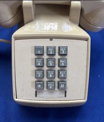 GTE GTE Beige Corded Telephone Push Button Desk Phone 1-Line
