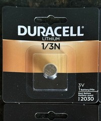 Lot Of (6) Duracell 3v 1/3N Lithium Batteries, Expiration Date 2030