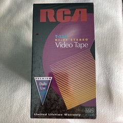 RCA T-120 VHS Up To 6 Hours Hi-Fi Stereo Video Tape Lot Of 10 New Sealed
