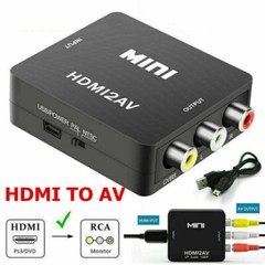 HDMI To RCA AV Adapter Converter Cable CVBS 3RCA 1080P Composite Video Audio