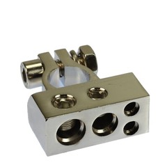 Multiple Wire input 1/0 4 and 8 AWG BATTERY Terminal fits Positive or Negative
