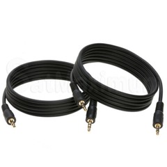 3.5mm AUDIO CABLE AUX 3.5 mm to Dual RCA Stereo 3FT 6FT 10FT 25FT 50FT 100FT LOT