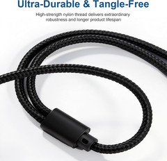 3.5mm Headphone Splitter AUX Audio Cable 2 Way Jack Adapter Braided
