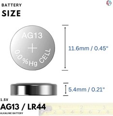 Economical 10 x AG13 Alkaline Batteries – 1.5V for Small Electronic Devices