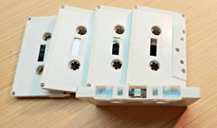 Blank White C92 Cassette Tapes – Lot Of 5 Recording Tapes w/ Tab In – NEW